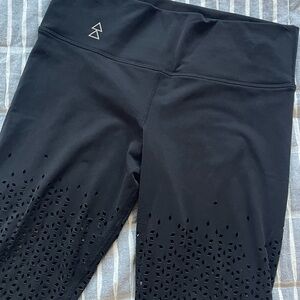 Yoga Design Lab Black Yoga Cutout Leggings